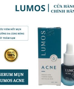 (Mẫu 2023) Serum Mụn LUMOS ACNE Chính Hãng Giúp Sạch Mụn, Làm Mờ Vết Thâm,Đều Màu Da,Se Khít Lỗ Chân Lông 5m