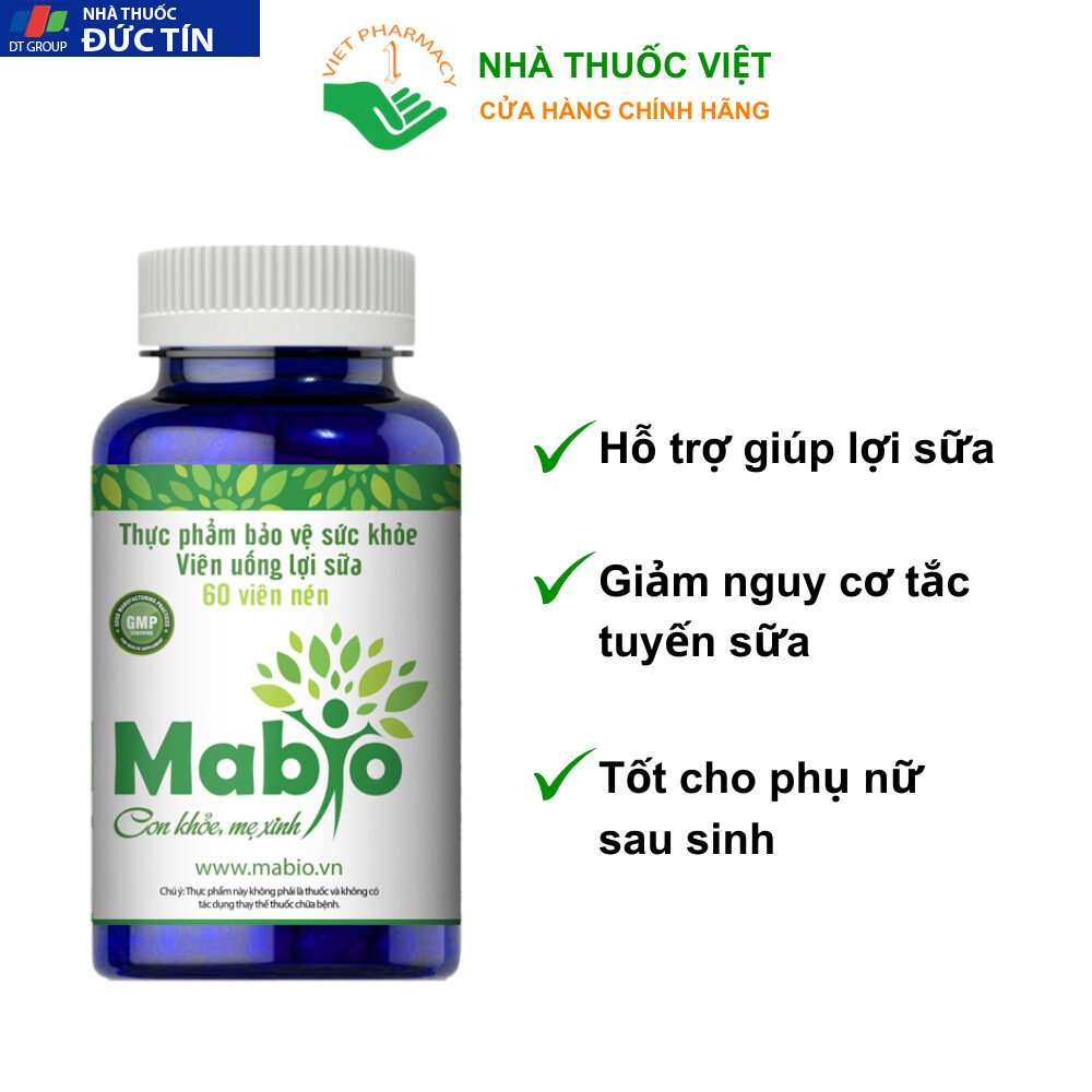 Mabio Lợi Sữa Dành Cho Các Mẹ Sau Sinh Bị Mất Sữa Ít Sữa Combo 6 Hộp Lợi Sữa Mabio 43 mabio2