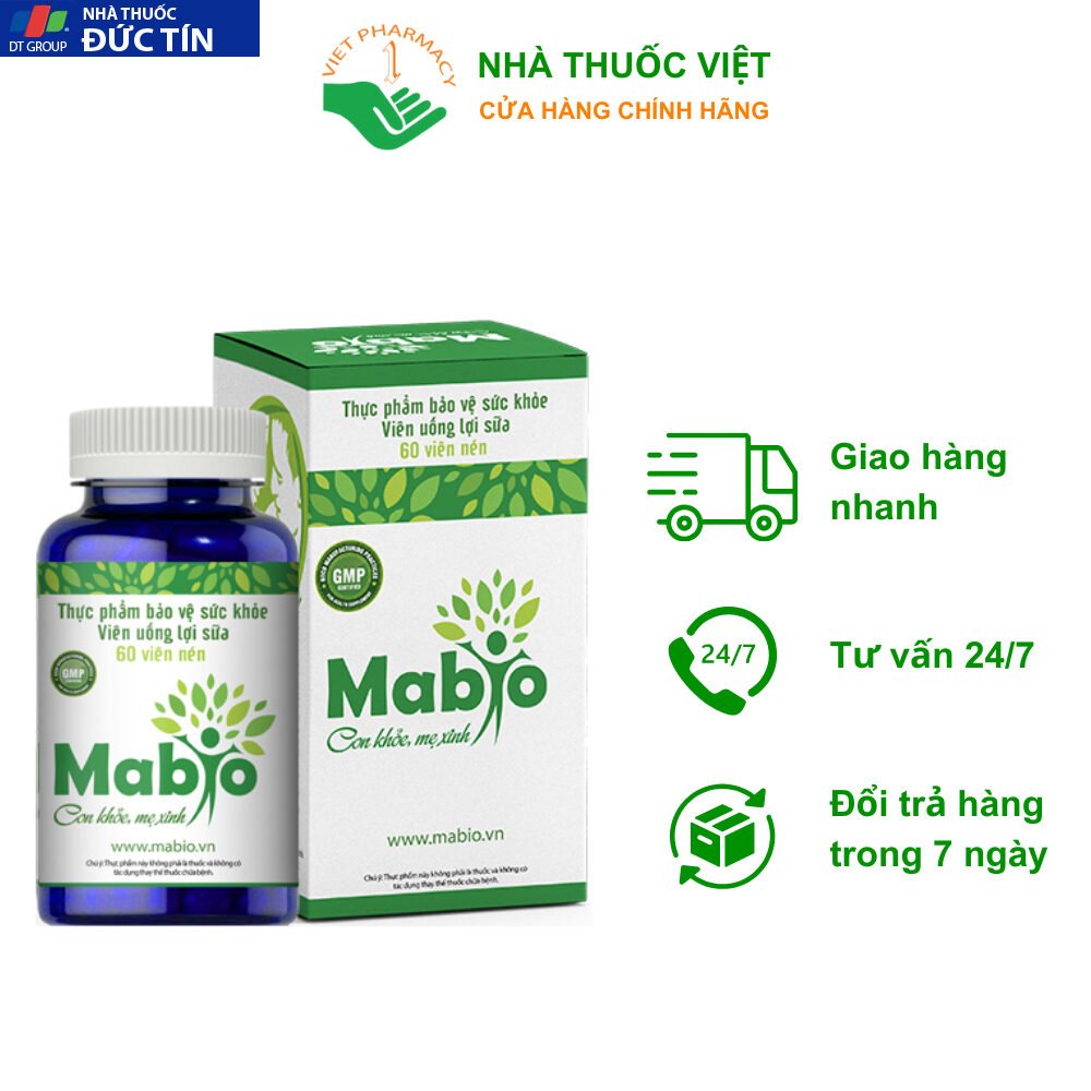 Mabio Lợi Sữa Dành Cho Các Mẹ Sau Sinh Bị Mất Sữa Ít Sữa Combo 6 Hộp Lợi Sữa Mabio 29 mabio6 1