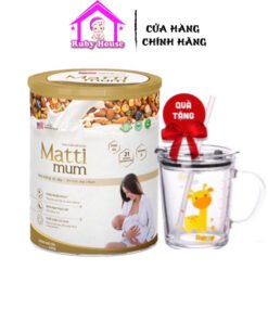 Sữa hạt lợi sữa Matti Mum cho mẹ sau sinh lon 650g chính hãng,Sữa về nhanh và dinh dưỡng hơn cho bé