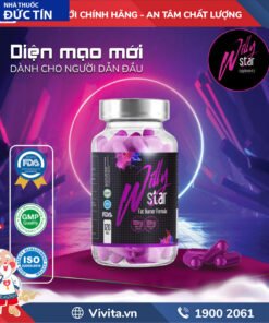 Willy Star Viên Uống Hỗ Trợ Giảm Mỡ Tăng Cơ (Hộp 120 Viên) 13 mau moi willy star 1 1