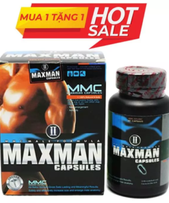 Thuốc cường dương MaxMan USA cao cấp tăng kích thước, Hộp 60 viên