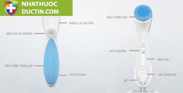 máy rửa mặt và chăm sóc da chuyên sâu ageLOC LumiSpa iO – Bảo Hành đổi mới 2 Năm 17 may rua mat lumispa io nuskin myphamnuskin 2