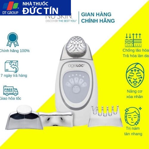 {Chính hãng, date mới nhất công ty}Bộ Máy Nâng Cơ Xóa Nhăn Chống Lão Hóa Nuskin Ageloc Galvanic Spa trẻ hóa làn da xử lý 28 maynangco1 1