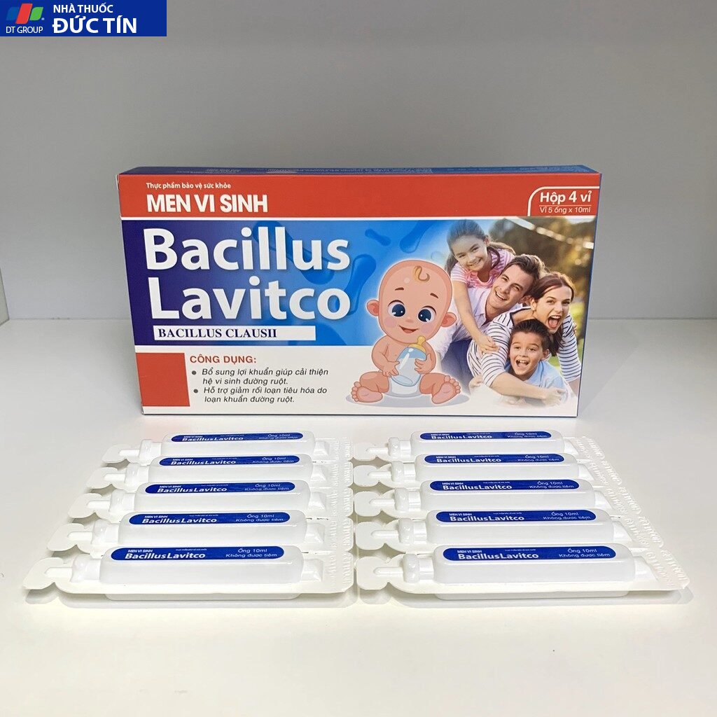 Men Vi Sinh Bacillus Lavitco - Bổ Sung Lợi Khuẩn Giúp Cải Thiện Hệ Vệ Sinh Đường Ruột,Giảm Rối Loạn Tiêu Hóa 16 menkho2