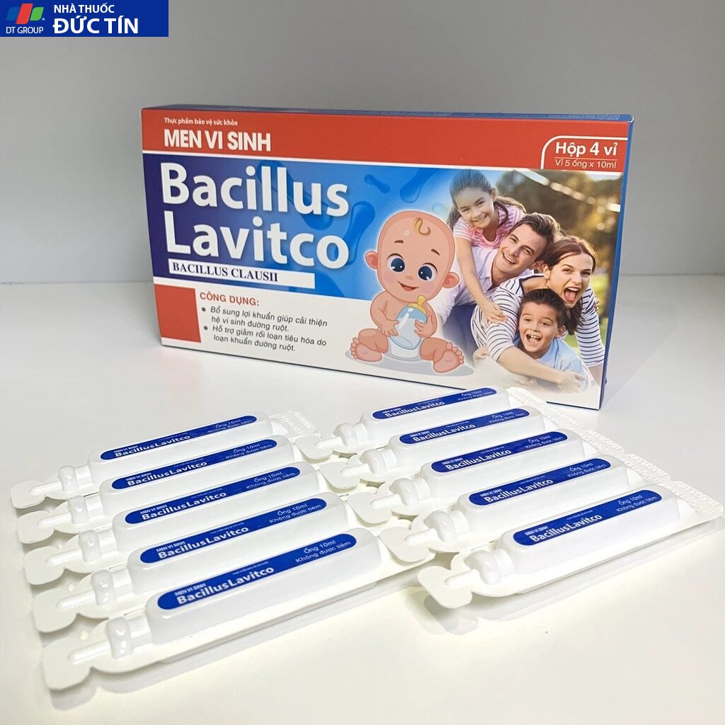 Men Vi Sinh Bacillus Lavitco - Bổ Sung Lợi Khuẩn Giúp Cải Thiện Hệ Vệ Sinh Đường Ruột,Giảm Rối Loạn Tiêu Hóa 15 menkho3