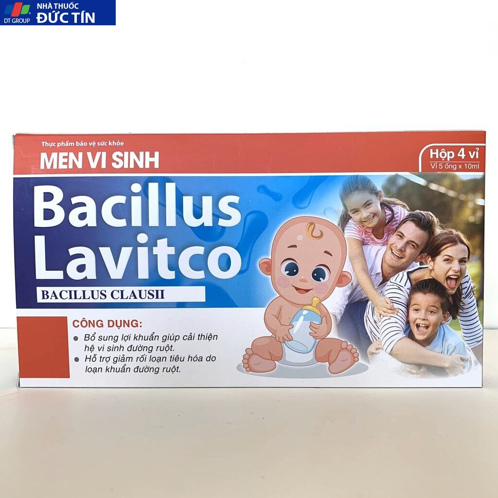 Men Vi Sinh Bacillus Lavitco - Bổ Sung Lợi Khuẩn Giúp Cải Thiện Hệ Vệ Sinh Đường Ruột,Giảm Rối Loạn Tiêu Hóa 14 menkho4
