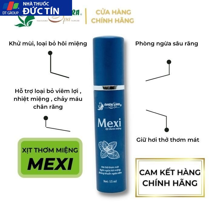 Chai Xịt Thơm Miệng Mexi ️Quyên Lara Giúp Hơi Thở Thơm Mát,Tự Tin Giao Tiếp,Vệ Sinh Khử Mùi Hôi Miệng Tức Thì 15ml 28