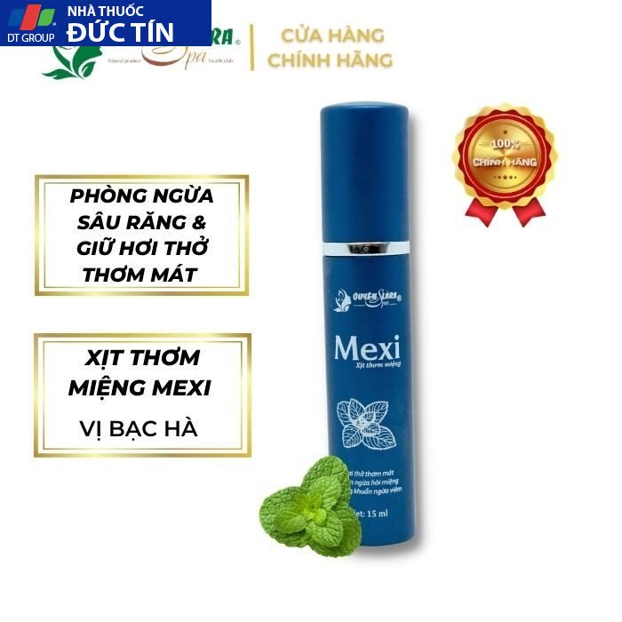 Chai Xịt Thơm Miệng Mexi ️Quyên Lara Giúp Hơi Thở Thơm Mát,Tự Tin Giao Tiếp,Vệ Sinh Khử Mùi Hôi Miệng Tức Thì 15ml 27