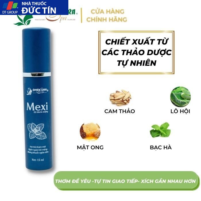 Chai Xịt Thơm Miệng Mexi ️Quyên Lara Giúp Hơi Thở Thơm Mát,Tự Tin Giao Tiếp,Vệ Sinh Khử Mùi Hôi Miệng Tức Thì 15ml 26
