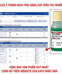 Tinh Chất Kích Thích Mọc Tóc, Chấm Hói, Giảm Rụng tóc SATO Chiết Xuất Thảo Dược Nhật Bản - 30ml 12 moctoc2 1