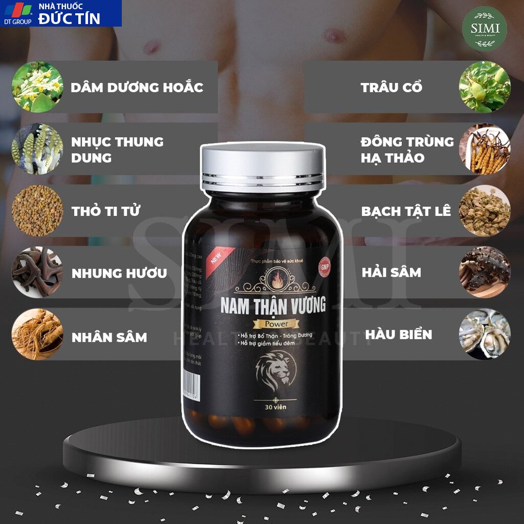 Tăng cường sinh lý nam giới Nam Thận Vương POWER VAK chống xuất tinh sớm bổ thận tráng dương 12 namthanpo3