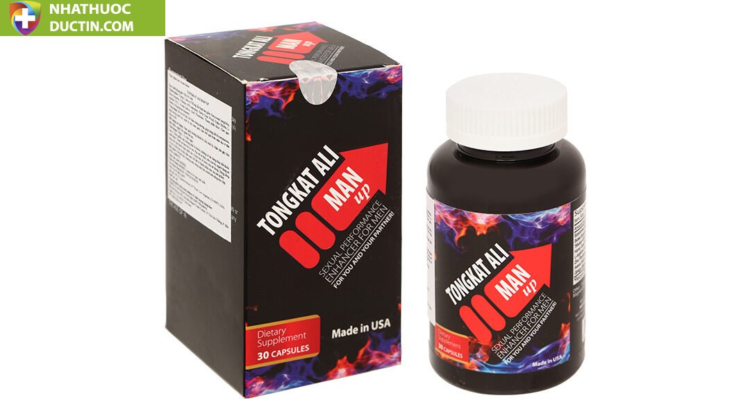 Viên uống tăng cường sinh lý nam Tongkat Ali Man Up 16 nature gift tongkat ali man up 30v hop 1 1