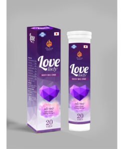 (BẢN CAO CẤP)Viên sủi nở ngực LOVE LADY sexy big one tăng vòng 1 hồng nhũ hoa- viên uống nở ngực hiệu quả an toàn 19 nonguc9