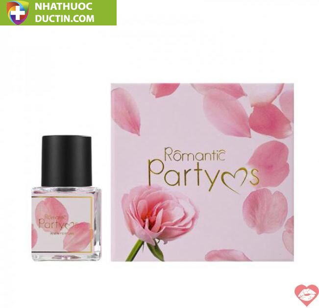 Nước hoa vùng kín Romantic Party 10ml hương hoa hồng Rose cô bé bím thơm 7 nuoc hoa vung kin romantic party 10ml huong hoa hong rose co be bim thom 1