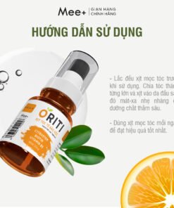 Tinh dầu kích mọc tóc ORITI , kích mọc tóc tế bào gốc cam 100ml ngăn rụng tóc thảo mộc