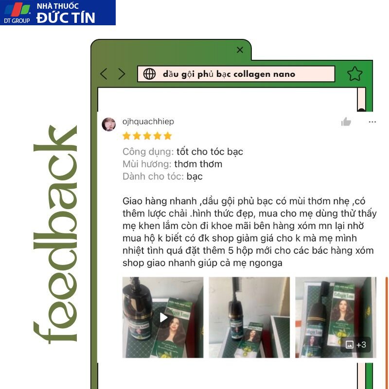 DẦU GỘI PHỦ BẠC LACO ORGANIC NANO CHÍNH HÃNG, THẢO DƯỢC NHUỘM ĐEN TÓC sau 9 PHÚT 23 phubac7
