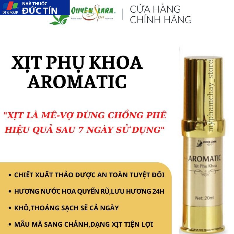 Xịt Phụ Khoa Aromatic Quyên Lara,Hương Thơm Quyến Rũ Khử Mùi Hôi,Làm Thơm,Hồng,Se Khít Cô Bé Dạng Xịt 20ml 25 phukhoa4
