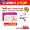 COMBO 3 HỘP PHƯỢNG MẪU ĐAN 40 viên - Bổ trứng, dày niêm mạc, điều hòa kinh nguyệt, tăng khả năng thụ thai