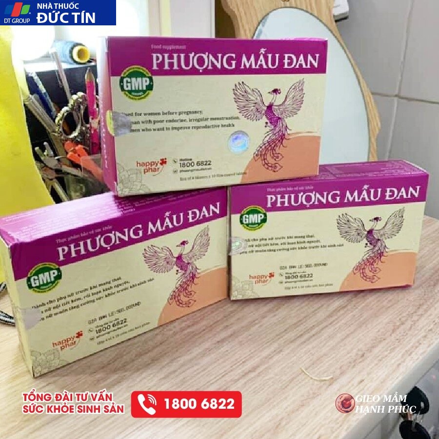 COMBO 3 HỘP PHƯỢNG MẪU ĐAN 40 viên - Bổ trứng, dày niêm mạc, điều hòa kinh nguyệt, tăng khả năng thụ thai 24 phuongmau2