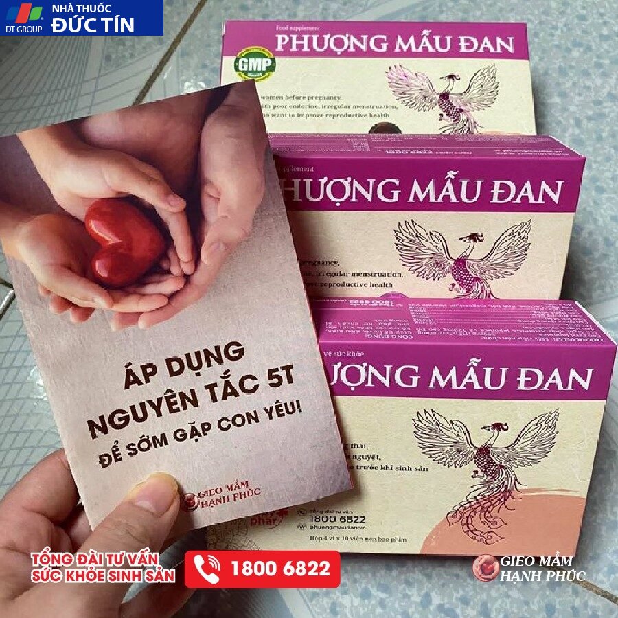 COMBO 3 HỘP PHƯỢNG MẪU ĐAN 40 viên - Bổ trứng, dày niêm mạc, điều hòa kinh nguyệt, tăng khả năng thụ thai 23 phuongmau3
