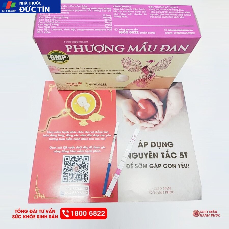 COMBO 3 HỘP PHƯỢNG MẪU ĐAN 40 viên - Bổ trứng, dày niêm mạc, điều hòa kinh nguyệt, tăng khả năng thụ thai 19 phuongmau7