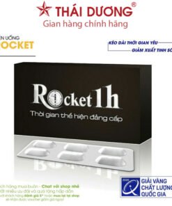 Alternative view of Viên uống tăng cường sinh lý nam ROCKET 1H Chính Hãng bổ thận, tráng dương hộp 6 viên,Sao Thái Dương