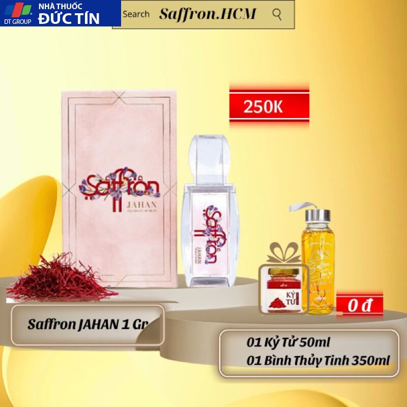 Nhuỵ hoa nghệ tây Saffron Jahan hộp 1gr 18 safon1 1