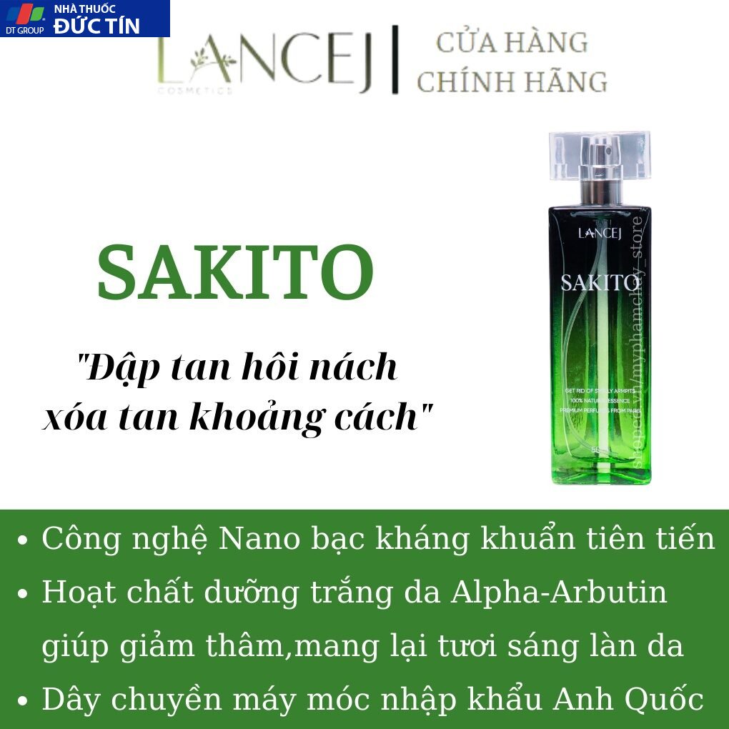 Xịt Khử Mùi Hôi Nách, Hôi Chân Sakito Chính Hãng 55 saki3