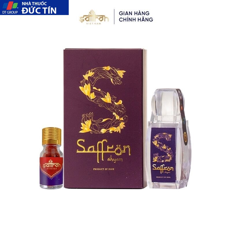 Nhụy Hoa Nghệ Tây Saffron Shyam 1Gram/hộp Tặng Bột Saffron 1gram/lọ 24 salon2