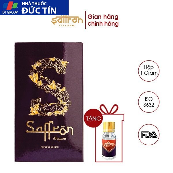 Nhụy Hoa Nghệ Tây Saffron Shyam 1Gram/hộp Tặng Bột Saffron 1gram/lọ 23 salon3