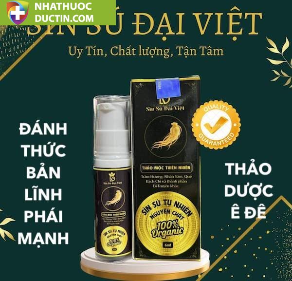 Sìn sú Đại Việt 6ml dạng xịt cao thảo dược chính hãng chuẩn nước nguyên chất 10 sin su dai viet 6ml