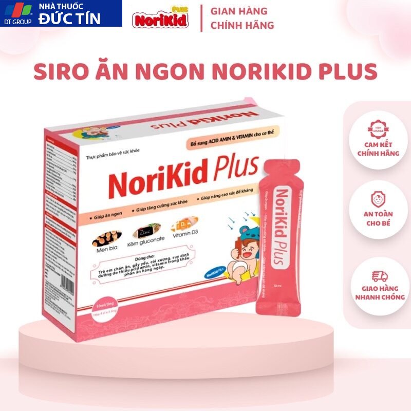 Sirô Norikid Plus Cho Bé Ăn Ngon, Tăng Cân, Táo Bón, Tăng Cường Đề Kháng 2 Sirô Norikid Plus Cho Bé Ăn Ngon, Tăng Cân, Táo Bón, Tăng Cường Đề Kháng - Ảnh 2