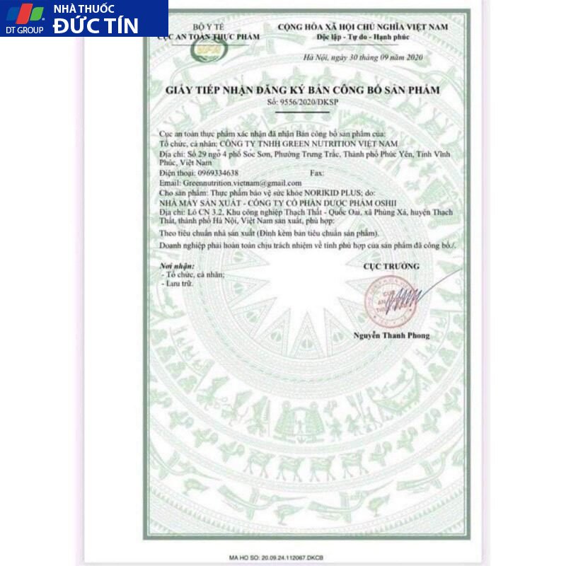 Sirô Norikid Plus Cho Bé Ăn Ngon, Tăng Cân, Táo Bón, Tăng Cường Đề Kháng 9 Sirô Norikid Plus Cho Bé Ăn Ngon, Tăng Cân, Táo Bón, Tăng Cường Đề Kháng - Ảnh 9