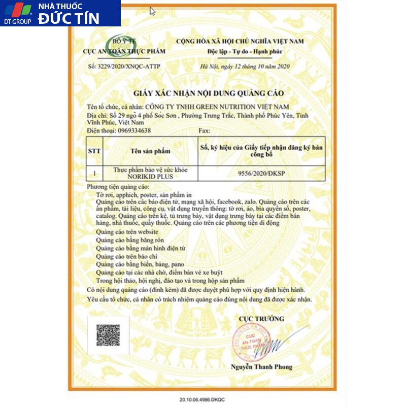 Sirô Norikid Plus Cho Bé Ăn Ngon, Tăng Cân, Táo Bón, Tăng Cường Đề Kháng 10 Sirô Norikid Plus Cho Bé Ăn Ngon, Tăng Cân, Táo Bón, Tăng Cường Đề Kháng - Ảnh 10