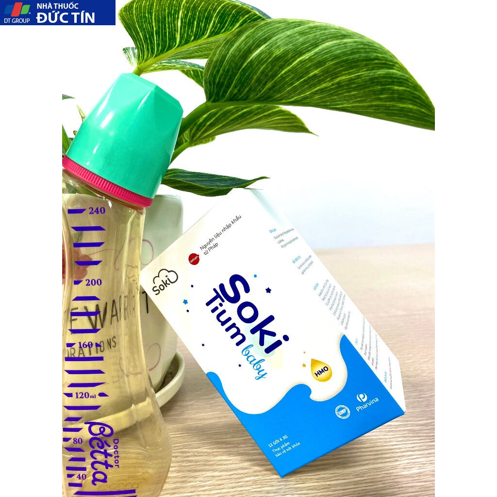 Sữa Ngủ Ngon Cao Cấp SOKI TIUM BABY Giúp Êm Bụng, Hỗ Trợ Tiêu Hóa Cho Bé (1H X 12gói X 3G) 25 soki4