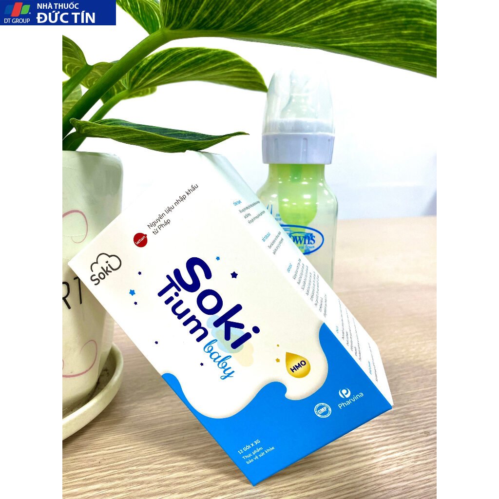 Sữa Ngủ Ngon Cao Cấp SOKI TIUM BABY Giúp Êm Bụng, Hỗ Trợ Tiêu Hóa Cho Bé (1H X 12gói X 3G) 20 soko5