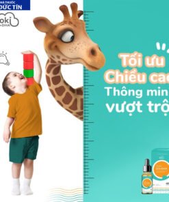 Siro SOKI D3+DHA Tăng Sức Khỏe, Hấp Thu Calci, Bổ Sung Dưỡng Chất Thiết Yếu Cho Trẻ 20ml/hộp 12 soli4
