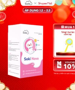 Alternative view of Sữa SOKI NOVO Khắc Phục Nôn Trớ, Đầy Hơi, Rối Loạn Tiêu Hóa Cho Trẻ Hộp 18 Gói