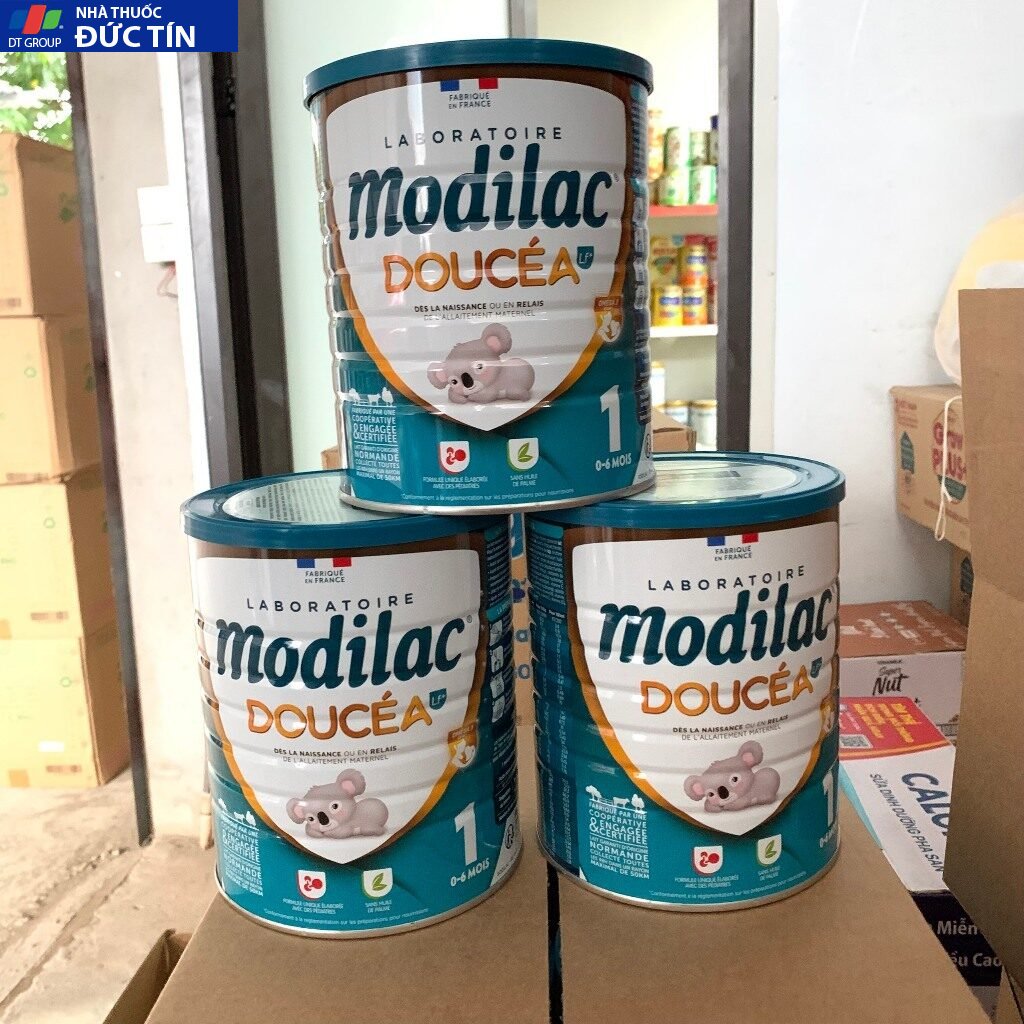 Sữa bột MODILAC DOUCEA Nhập khẩu Pháp Đủ số 1,2 ,3 - Phát triển toàn diện - Lon 800g 14 suabot6