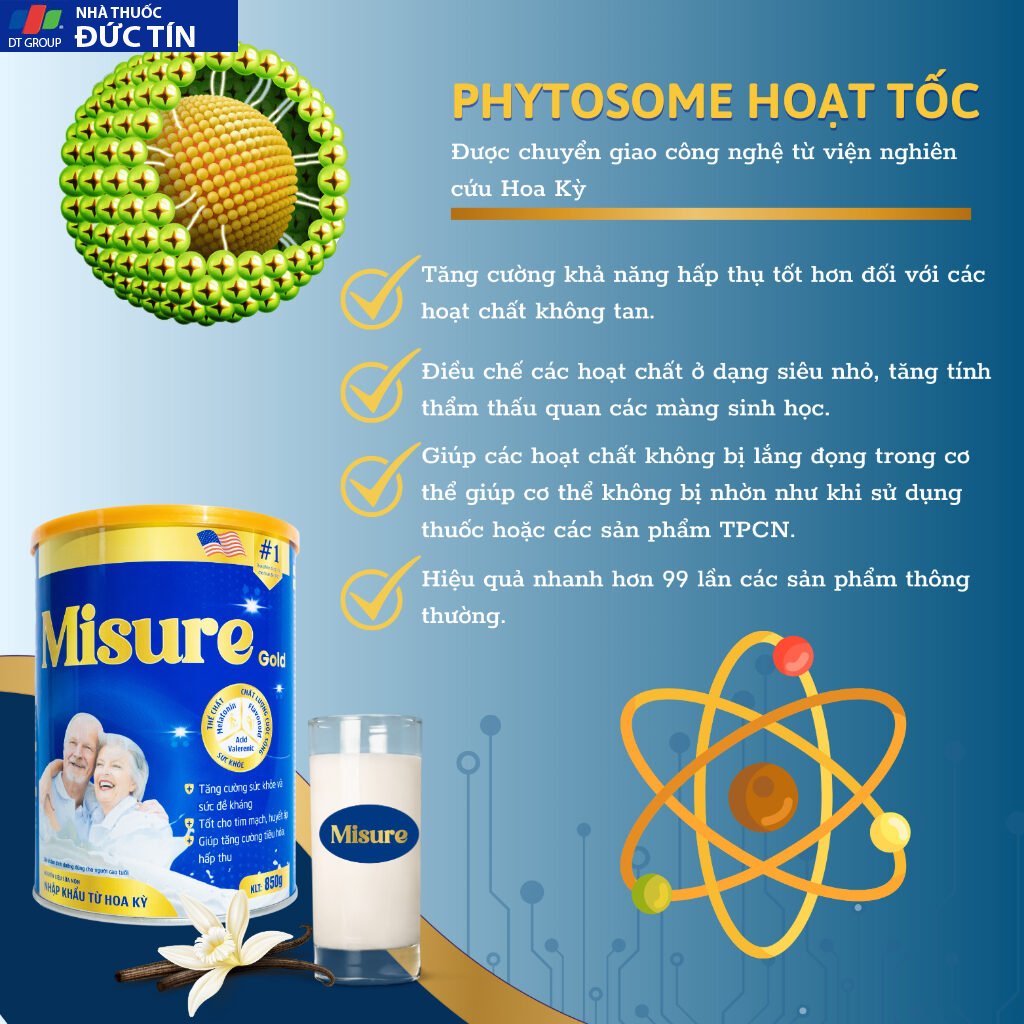 MISURE - Sữa Non Ngủ Ngon MISURE 850G,Hỗ trợ cải thiện giấc ngủ ,bổ sung dinh dưỡng. Công nghệ 100% từ HOA KỲ 20 suangu4