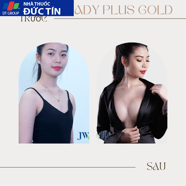 Viên sủi tăng vòng 1 LADY PLUS GOLD ( Bản nâng cấp ) săn chắc nâng ngực chống chảy xệ hồng nhũ hoa hiệu quả gấp 3 lần 21 suno4