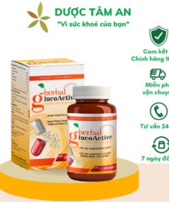 Herbal Glucoactive Hỗ Trợ Cải Thiện & Giảm Nguy Cơ Biến Chứng Bệnh Tiểu Đường Hộp 30 Viên