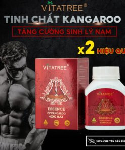 Alternative view of Tăng cường sinh lý nam giới Vitatree Essence Of Kangaroo 40000 Max của Úc hộp 100 viên