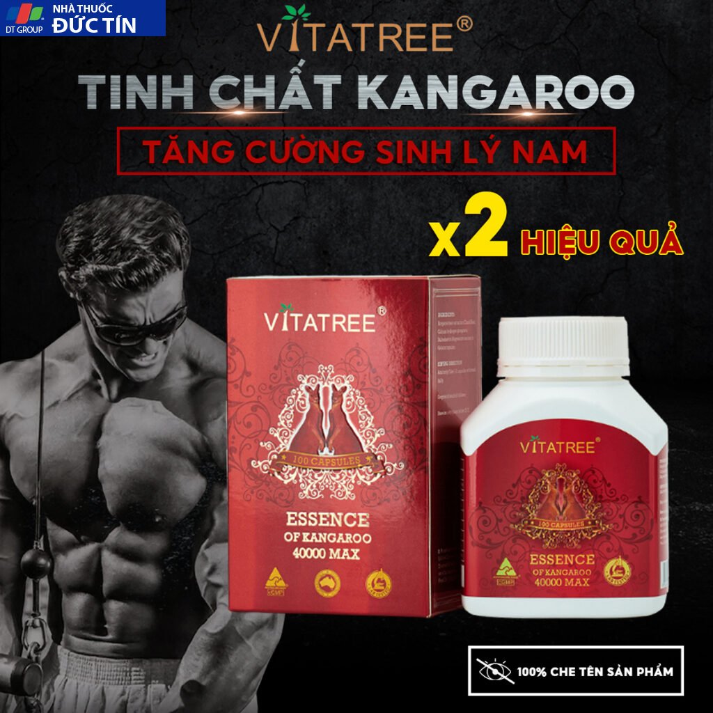 Tăng cường sinh lý nam giới Vitatree Essence Of Kangaroo 40000 Max của Úc hộp 100 viên 31 tangsinh2