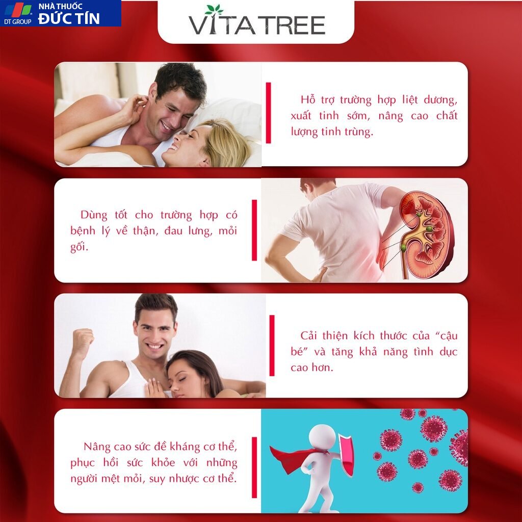 Tăng cường sinh lý nam giới Vitatree Essence Of Kangaroo 40000 Max của Úc hộp 100 viên 27 tangsinh6
