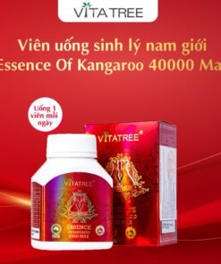 Tăng cường sinh lý nam giới Vitatree Essence Of Kangaroo 40000 Max của Úc hộp 100 viên