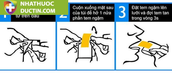 Tem ngậm Vinix 100mg tăng cường sinh lý của Hàn Quốc kéo dài thời gian 11 tem vinix 100mg