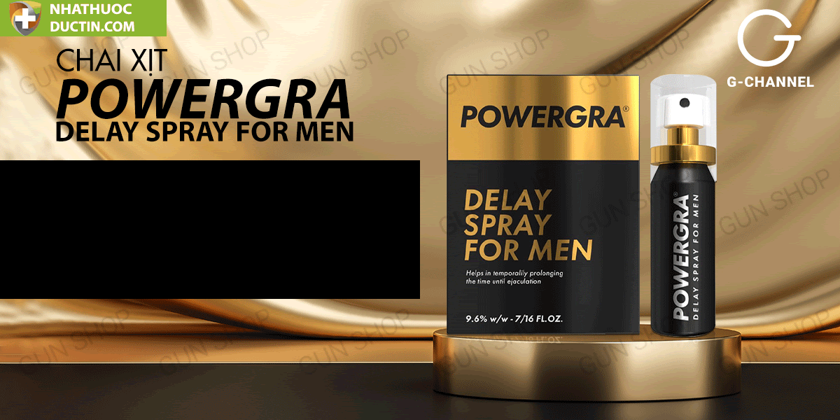 Chai xịt Mỹ Powergra Delay Spray For Men - Kéo dài thời gian - Chai 13ml 17 thaoduoc1