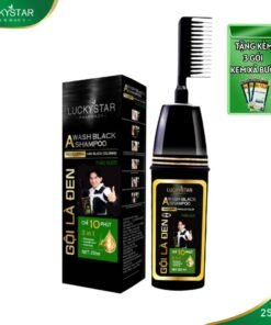 ( Dầu Gội Phủ Bạc ) Gội Là Đen Lucky Star Màu Đen 250/500ml 13 thaoduoc3